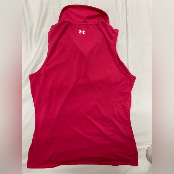 Under Armour Golf Women's Bright Red Tank Top - Picture 1 of 3